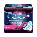 Absorvente Externo Always Noites Tranquilas Suave com Abas C/8 Unidades
