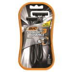 Aparelho de Barbear Descartável Bic Comfort3 Advance Black 2 Unidades