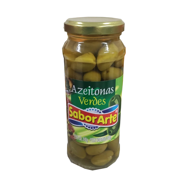Azeitonas Verdes Sabor Arte Azeitonas Verdes Sabor Arte 345g - Imagem 1