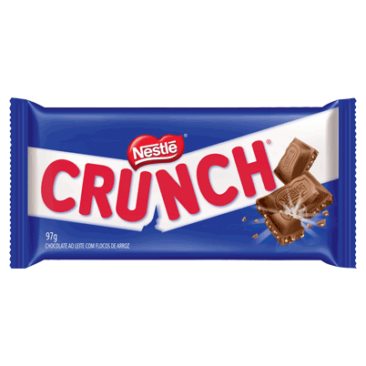 Barra de Chocolate Nestlé Crunch 90g Barra de Chocolate Nestlé Crunch 90g - Imagem 1