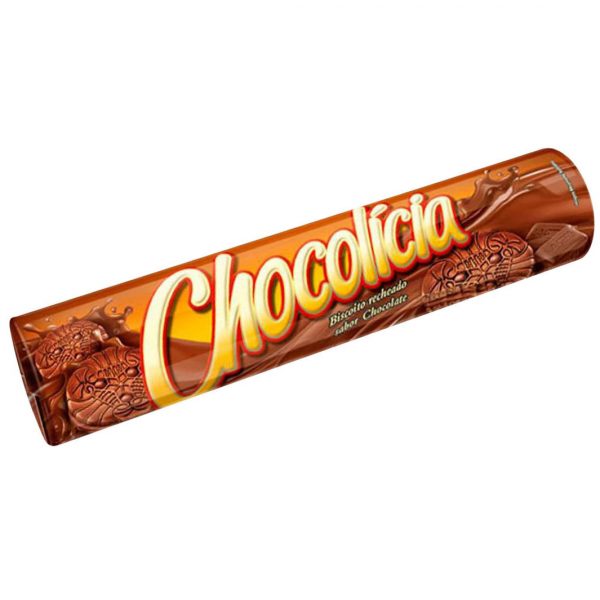 Biscate Chocolicia Biscoito Recheado de Chocolate Chocolícia 132g