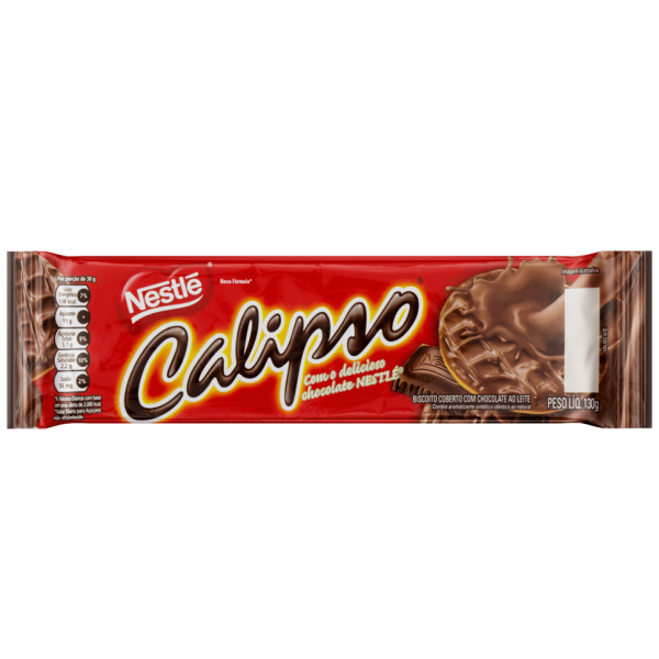 Biscoito Calipso Biscoito Coberto Com Chocolate Calipso Nestlé 130g