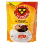 Café Solúvel Granulado Tradicional 3 CORAÇÕES Refil 40g