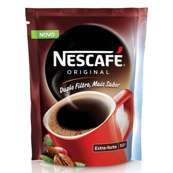 Café Soluvel Nescafe Café Solúvel Granulado Extraforte Nescafé Original Sachê 50g