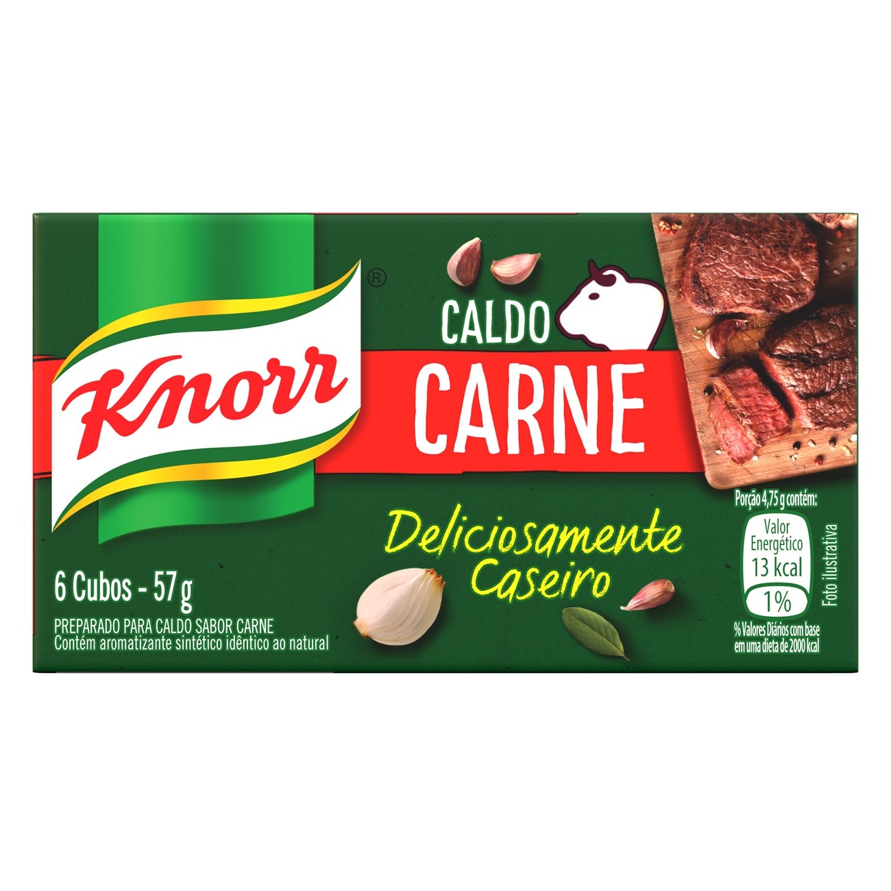 Caldo Knorr Caldo Knorr Carne 57g - Imagem 1