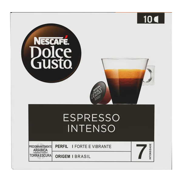 Cápsulas de Café Nescafé Dolce Gusto Espresso Intenso 80g 10 cápsulas