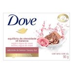Sabonete Dove Equilíbrio de Oleosidade Argila e Água de Rosas 90g