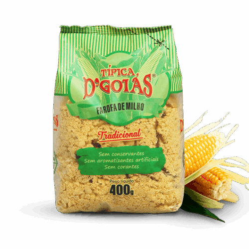 Farofa de Milho Tradicional D'Goiás 400g