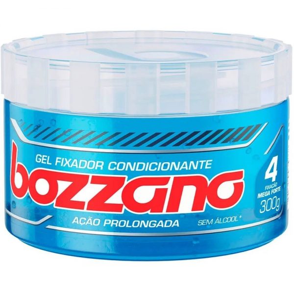 Gel Fixador Bozzano Azul Fixação Mega Forte 300g Gel Fixador Bozzano Azul Fixação Mega Forte 300g