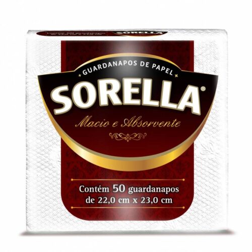 Guardanapos Descartáveis Sorella Folha Simples c50 Guardanapos Descartáveis Sorella Folha Simples com 50