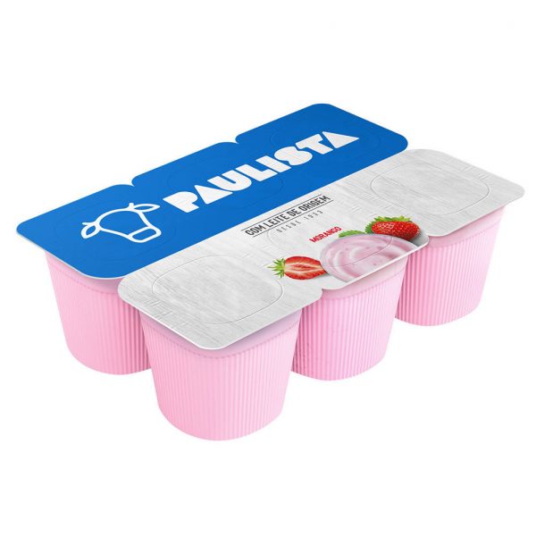 Bebida Lactea Polpa Paulista Morango 510g
