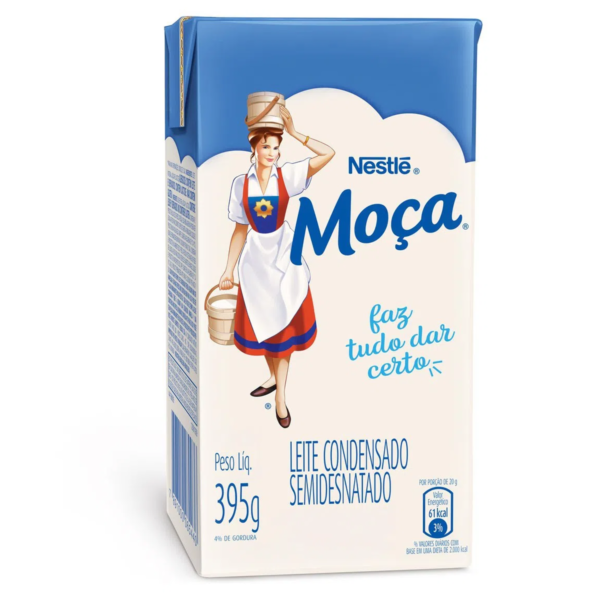 Leite Condensado Moça TP 395g Leite Condensado Semidesnatado Moça Nestle TP 395g