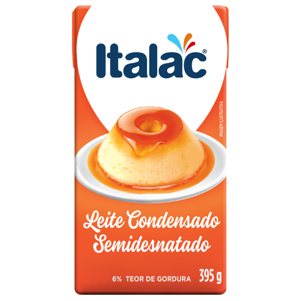 Leite Condensado Semidesnatado Italac 395g Leite Condensado Semidesnatado Italac 395g