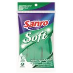 Luvas de Látex Sanro Soft Tamanho P Verde Contém 1 Par