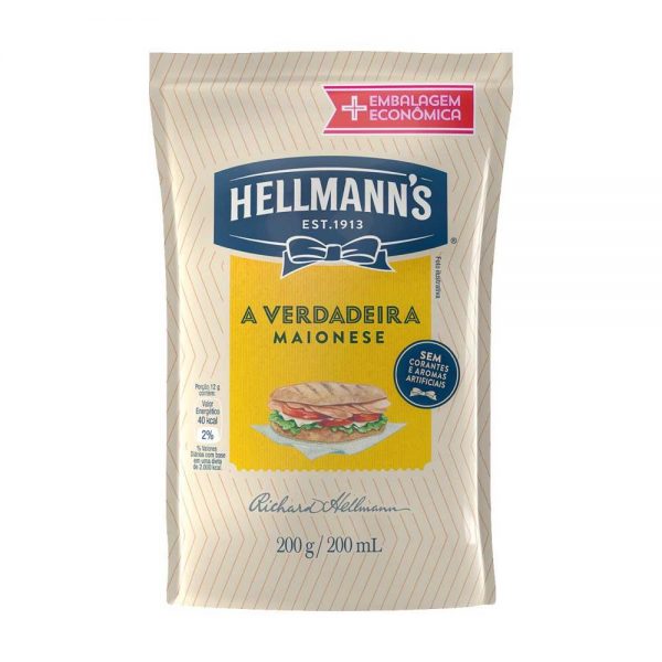 Maionese Hellmann's Tradicional Sachê 200g