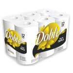 Papel Higiênico Folha Tripla 20m com 12 Doble