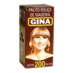 Palito Roliço de Madeira Gina c/200
