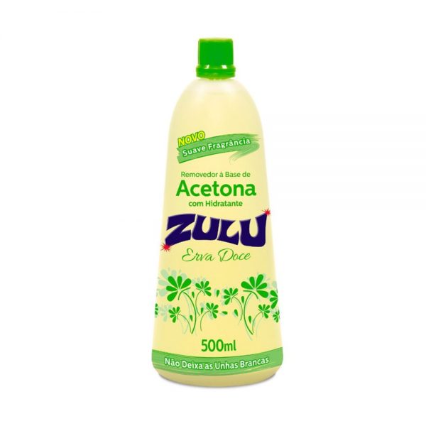 Removedor à Base de Acetona Zulu Erva Doce 500ml