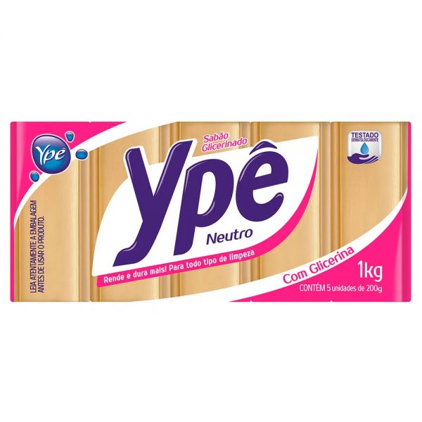 Sab o Em Barra Yp Neutro Glicerinado 900g Supermercado Bom Demais