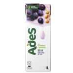Suco Ades de Soja Com Uva 1L