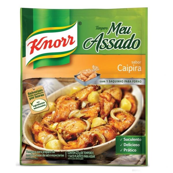 Tempero Para Assados Knorr Sabor Caipira 23g
