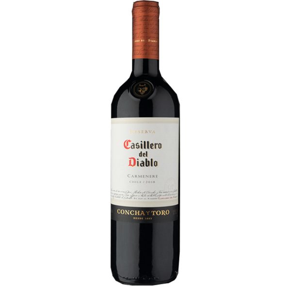 Vinho Carmenere Diablo Vinho Fino Tinto Seco Concha y Toro Casillero del Diablo Carmenere 750ml