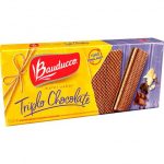 Biscoito Bauducco Wafer Triplo Chocolate 140g