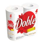 Papel Higiênico Folha Dupla 30m 4Rolos Doble
