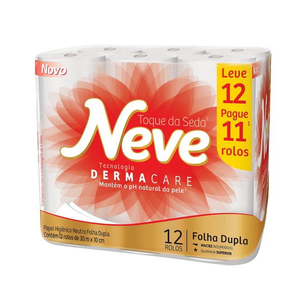 papel higiênico neve folhas dupla leve 12 pague 11 - Cópia - Cópia Papel Higiênico Folha Dupla 20m Leve 12 Pague 11 Rolos Neve