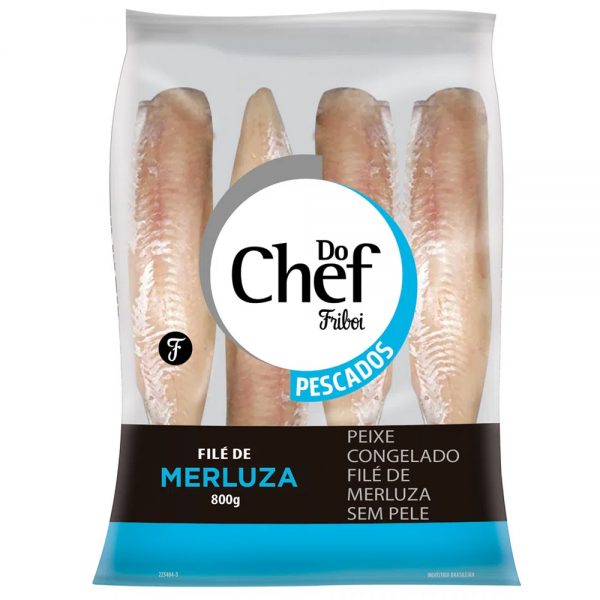 Filé de Merluza do Chef Filé de Merluza Congelado Friboi 800g