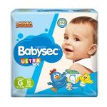 Fralda Babysec Ultra Sec Galinha Pintadinha G 16Un