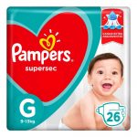 Fralda Pampers Supersec G 26Un