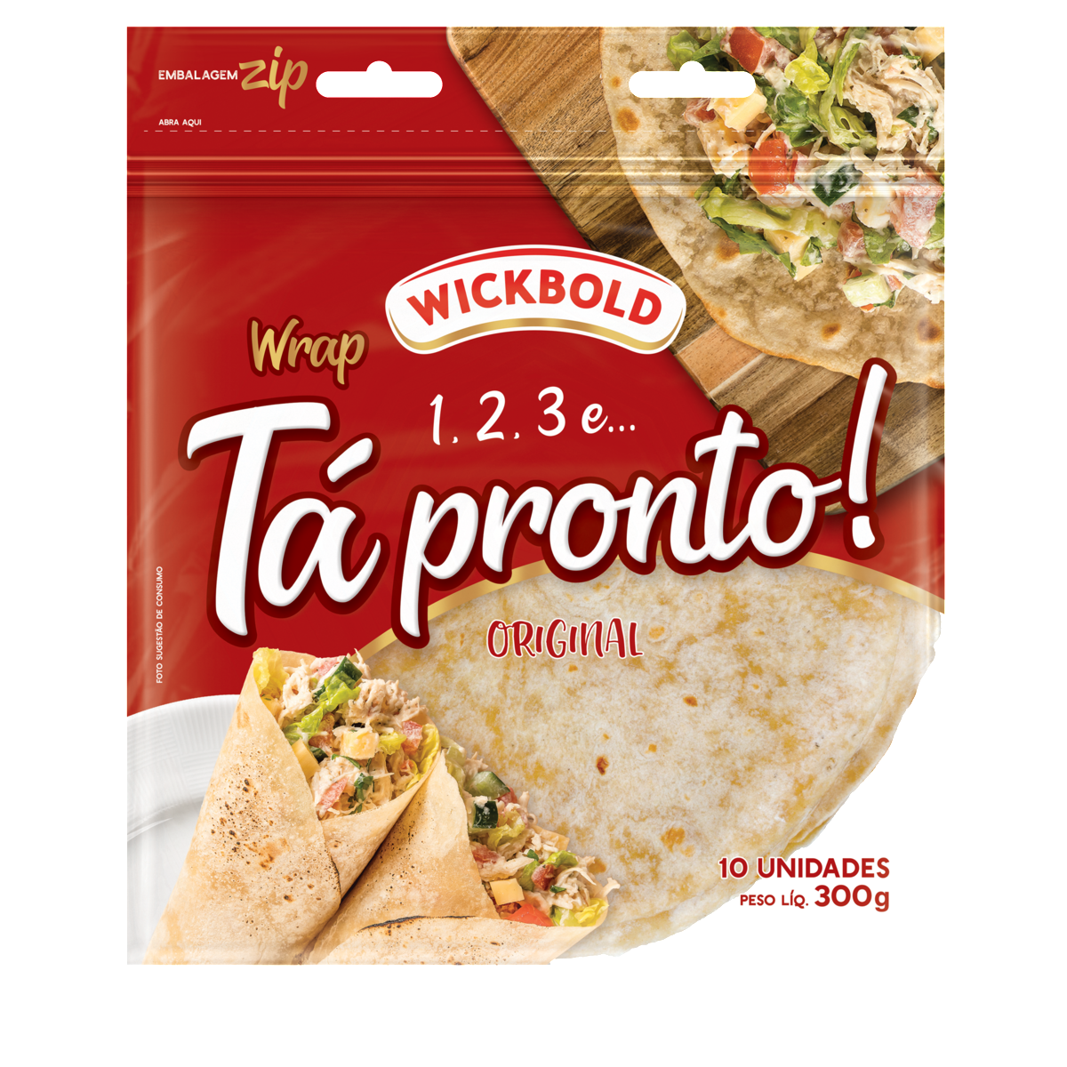 Tortilla Wickbold Original Massa de Tortilha Wickbold Original Tá Pronto C/9 Unidades - Imagem 1