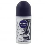Desodorante Roll-On Nivea Black&White Invisible Masculino 50ml