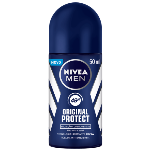 nivea original protect masculino roll-on Desodorante Roll-On Nivea Original Protect Masculino 50ml