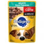 Pedigree Sachê Adultos Raças Pequenas Carne ao Molho 100g
