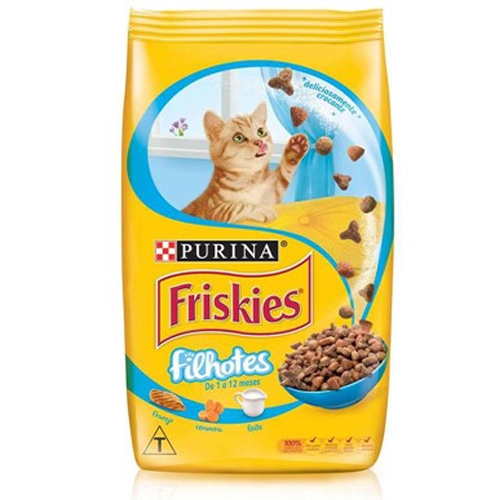 Ração Purina Friskies Ração Para Gatos Purina Friskies Filhotes 1Kg - Imagem 1
