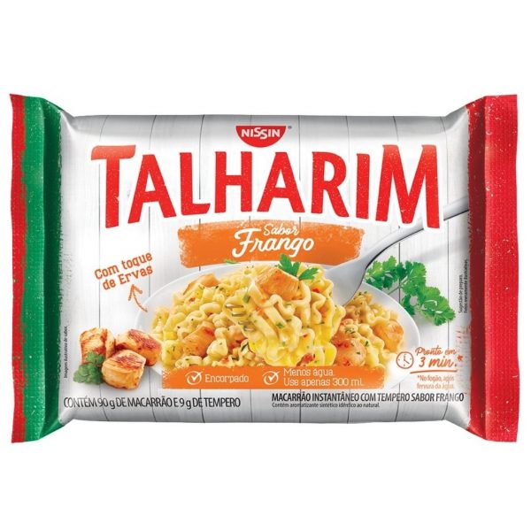 Talharim Nissin Sabor Frango 99g