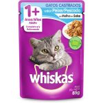 Alimento Para Gatos Castrados Whiskas Peixe ao Molho 85g