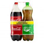 Kit Coca-Cola e Fanta Guaraná 2l