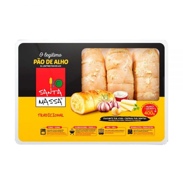 Pão de Alho Santa Massa 400g