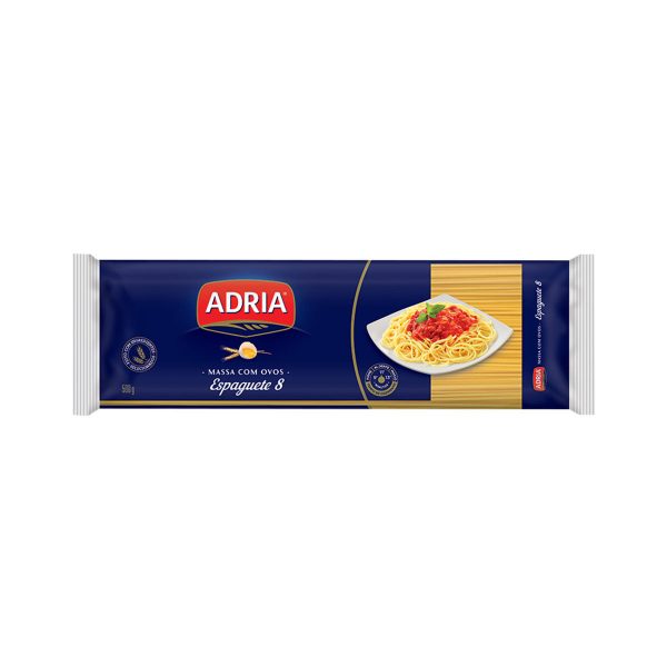 Macarrão Espaguete N°8 Adria 500g