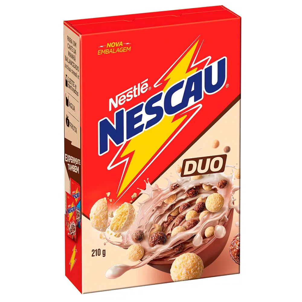 Nescau Duo Cereal Matinal Nestlé Nescau Duo 210g - Imagem 1