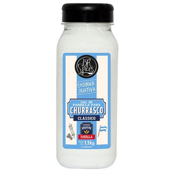 Sal para Churrasco Parrilla 1 Sal para Churrasco Clássico Tradição Argentina Parrilla 1,1Kg - Imagem 1