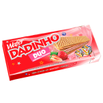 Biscoito Wafer Dadinho Duo Morango 90g