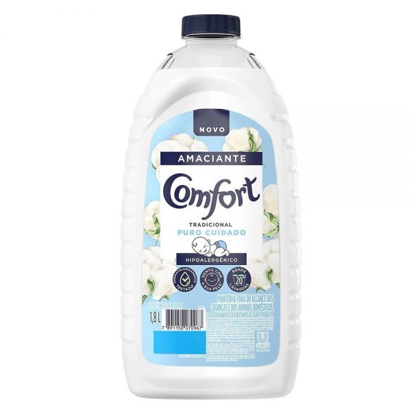 Amaciante Comfort Puro Cuidado 1,8l Amaciante Comfort Tradicional Puro Cuidado 1,8l