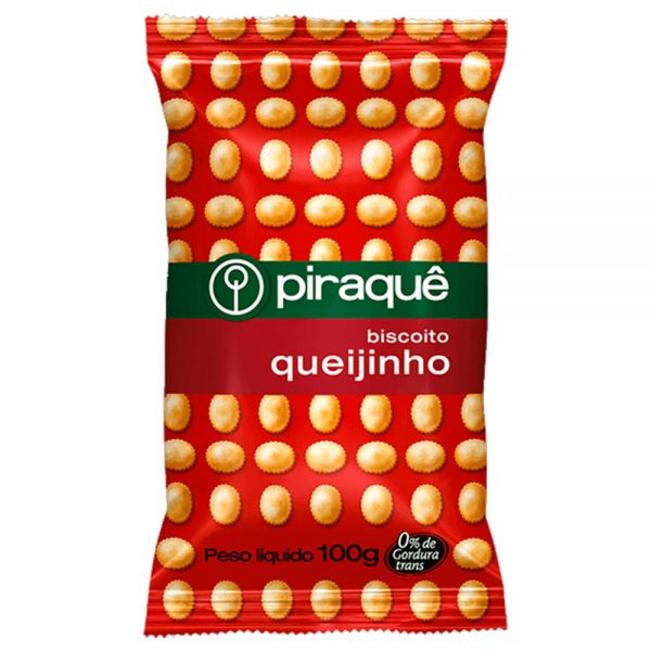 Biscoito Salgadinho Piraquê Queijinho 100g