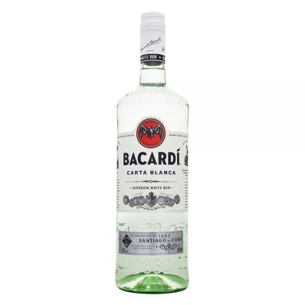 Superior White Rum Bacardí Carta Blanca 980ml