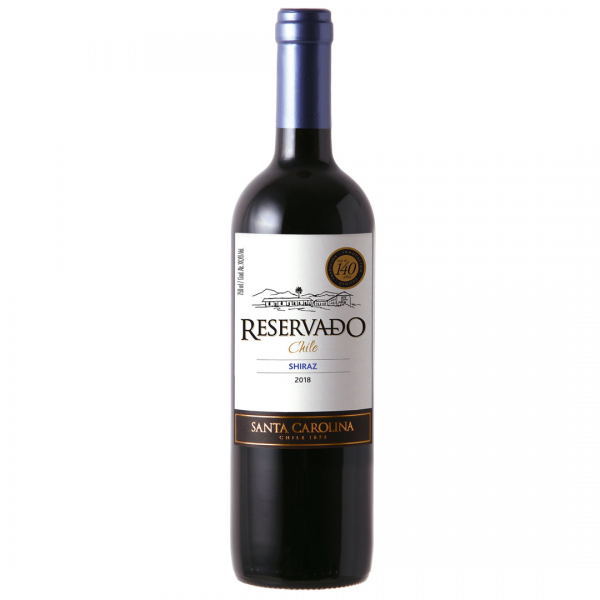 Vinho Santa Carolina Shiraz Vinho Fino Tinto Meio Seco Santa Carolina Reservado Shiraz 750ml