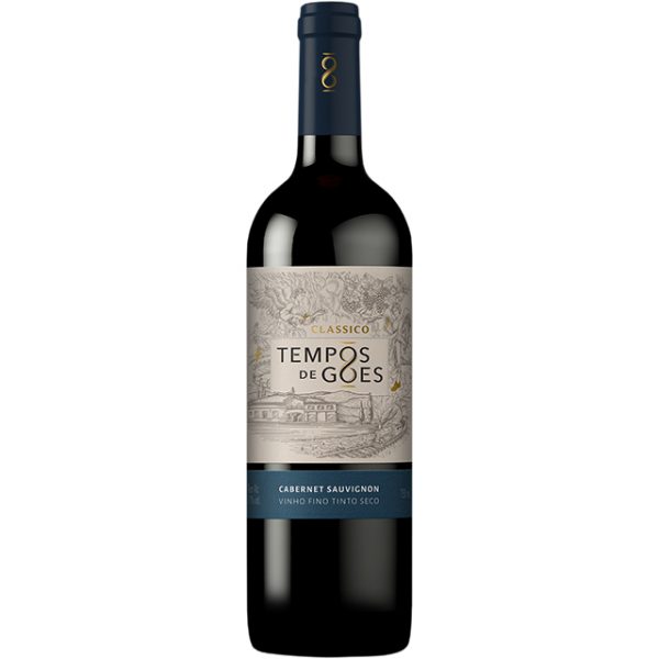 Vinho Tempos de Goes Classico Vinho Fino Tinto Seco Clássico Tempos de Góes Cabernet Sauvignon 750ml